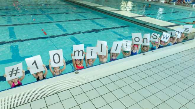 Swim England and Everyone Active smash 10 million swims target