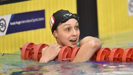 Chloe Golding wins 200m Backstroke title on day four