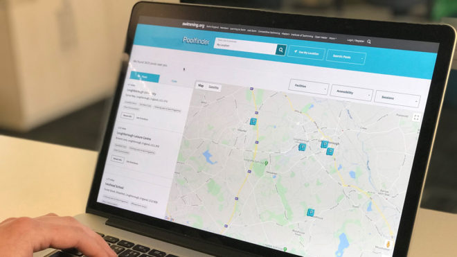 Popular Swim England Poolfinder site given a host of new features