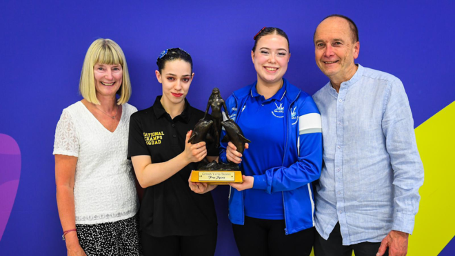 Sophie Rowney and Madeleine Bayliss-Cox both awarded Gemma Yates Trophy