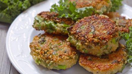 Recipe: Kale and quinoa patties