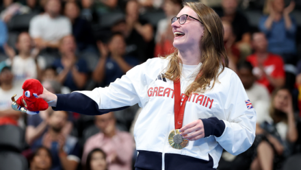 Third times the charm for Rebecca Redfern after winning first Paralympic gold