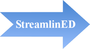 Streamlined logo. Used for StreamlinED courses.